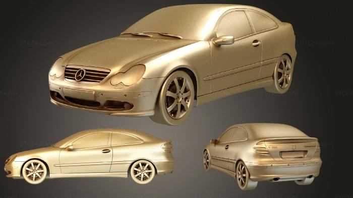 Vehicles (Mercedes SportCoupe, CARS_2634) 3D models for cnc